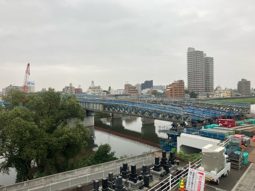 送出し架設(10月7日)