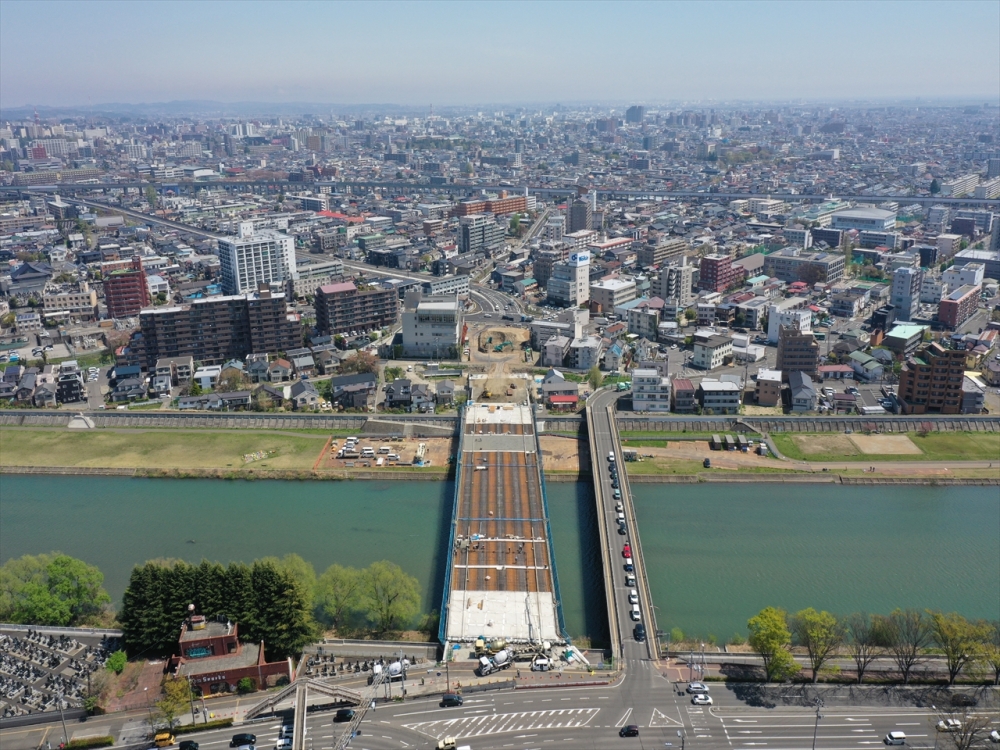 ドローン空撮（4月22日撮影）