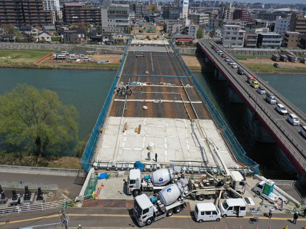 ドローン空撮（4月22日撮影）